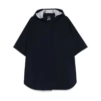 Trenciuri Marina Rinaldi Blue 'Trudy' Raincoat Short-Sleeves Femei