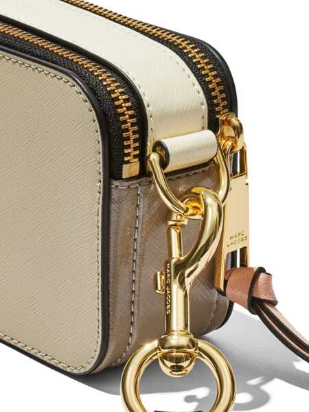 Genti de umar Marc Jacobs Marc Jacobs Beige Leather The Snapshot Shoulder Bag KHAKI MULTI Femei (BM 17997426) 4