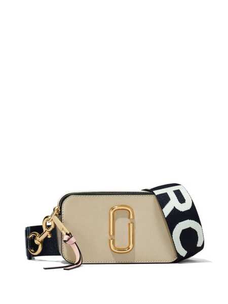 Genti de umar Marc Jacobs Marc Jacobs Beige Leather The Snapshot Shoulder Bag KHAKI MULTI Femei (BM 17997426) 1