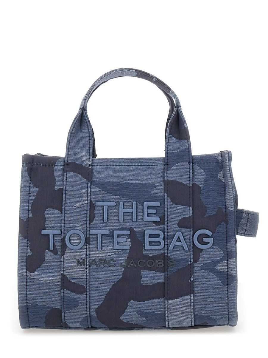 Genti de mana Marc Jacobs Marc Jacobs The Camo Jacquard Small Tote Handbag BLUE Femei (BM 17997465) 2