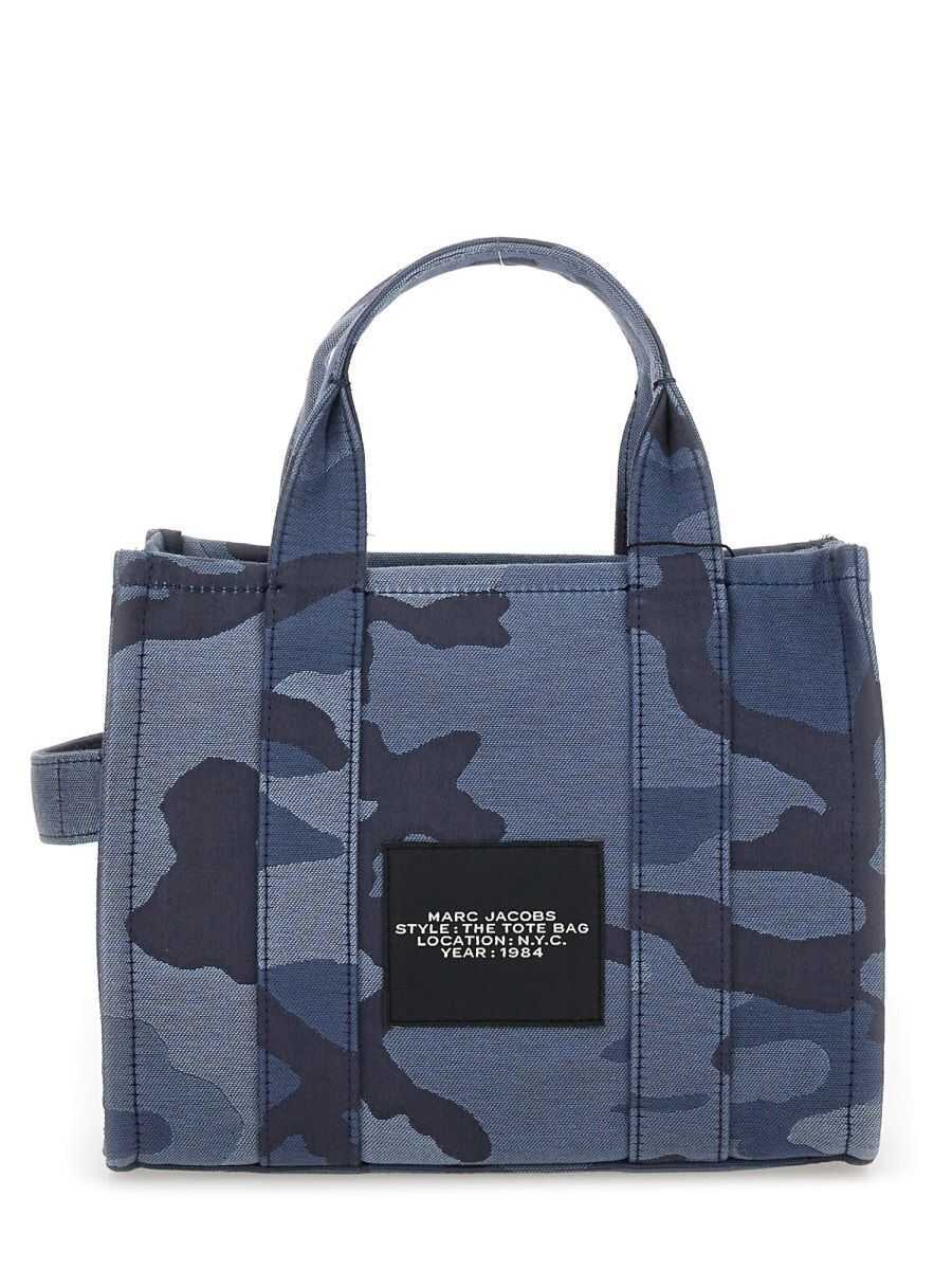 Genti de mana Marc Jacobs Marc Jacobs The Camo Jacquard Small Tote Handbag BLUE Femei (BM 17997465) 5