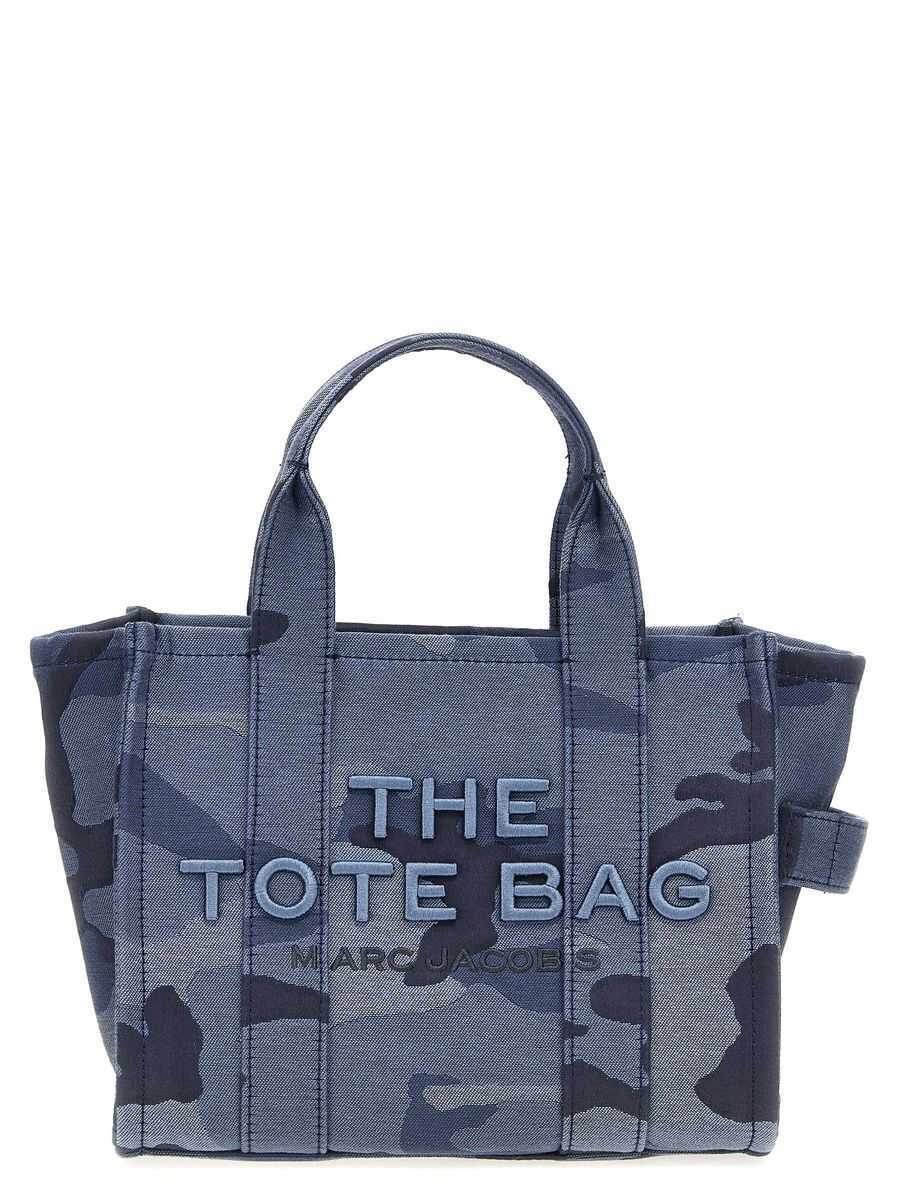 Genti de mana Marc Jacobs Marc Jacobs The Camo Jacquard Small Tote Handbag BLUE Femei (BM 17997465) 1