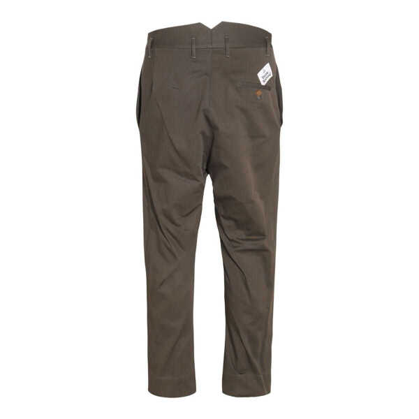 Pantaloni Vivienne Westwood Vivienne Westwood Green Cotton Trousers GREEN Barbati (BM 17997570) 2