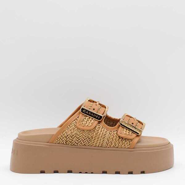 Balerini Casadei Casadei Natural Flats Beige Femei (BM 17997582) 1