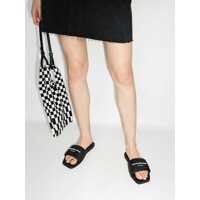 Sandale Alexander Wang Dama - Sandale Alexander Wang Alexander Wang Logo Band Nylon Sliders Black Femei (BM 17997612) - B-mall.ro