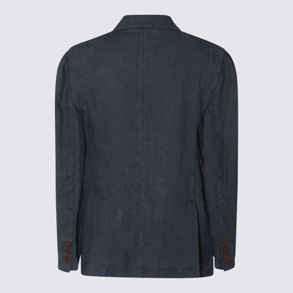 Sacouri Vivienne Westwood Vivienne Westwood Blue Linen Blazer BLUE Barbati (BM 17997702) 2