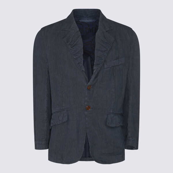 Sacouri Vivienne Westwood Vivienne Westwood Blue Linen Blazer BLUE Barbati (BM 17997702) 5