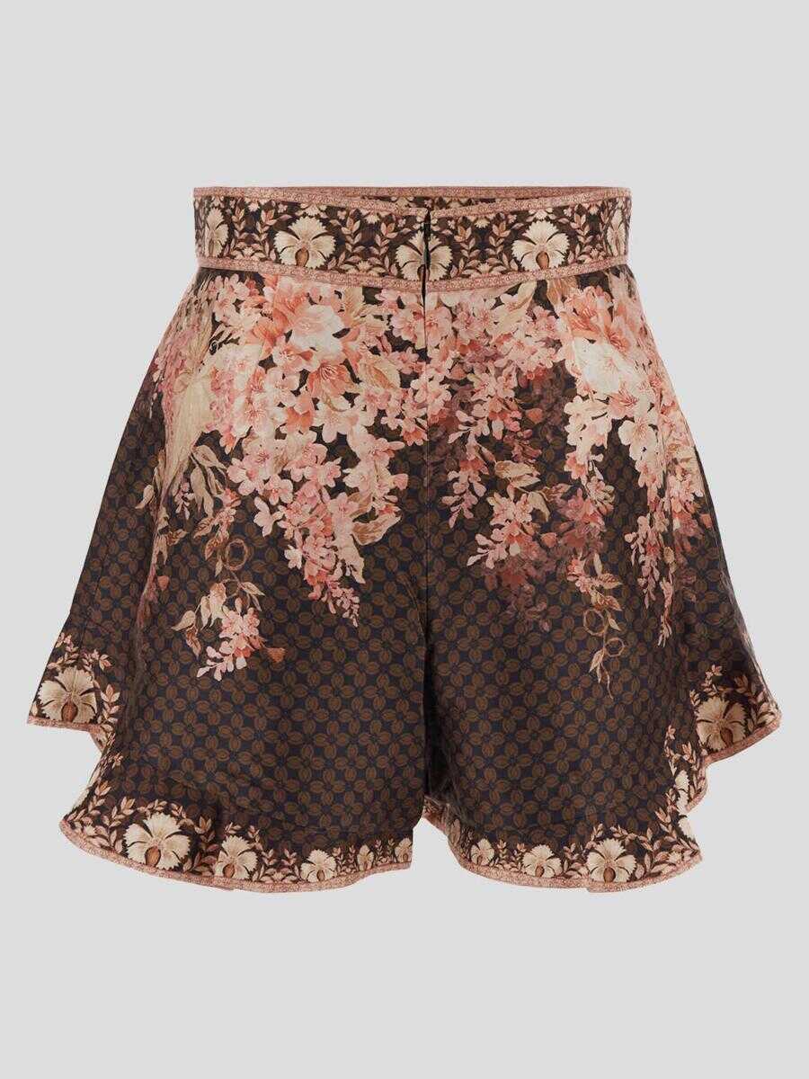 Pantaloni casual ZIMMERMANN Zimmermann Shorts Black Femei (BM 17997753) 2
