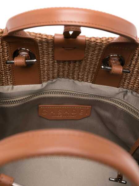 Genti de umar Casadei Casadei Dome Baia Bucket Bag Brown Femei (BM 17997822) 4