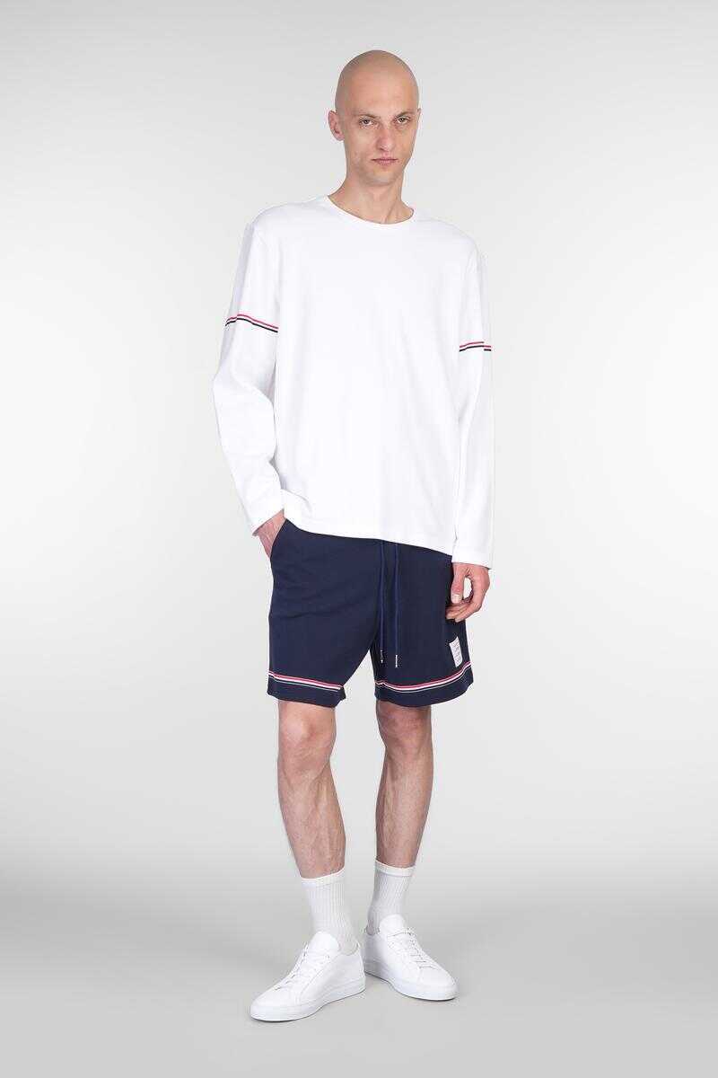 Tricouri Thom Browne Thom Browne T-Shirt WHITE Barbati (BM 17997885) 2