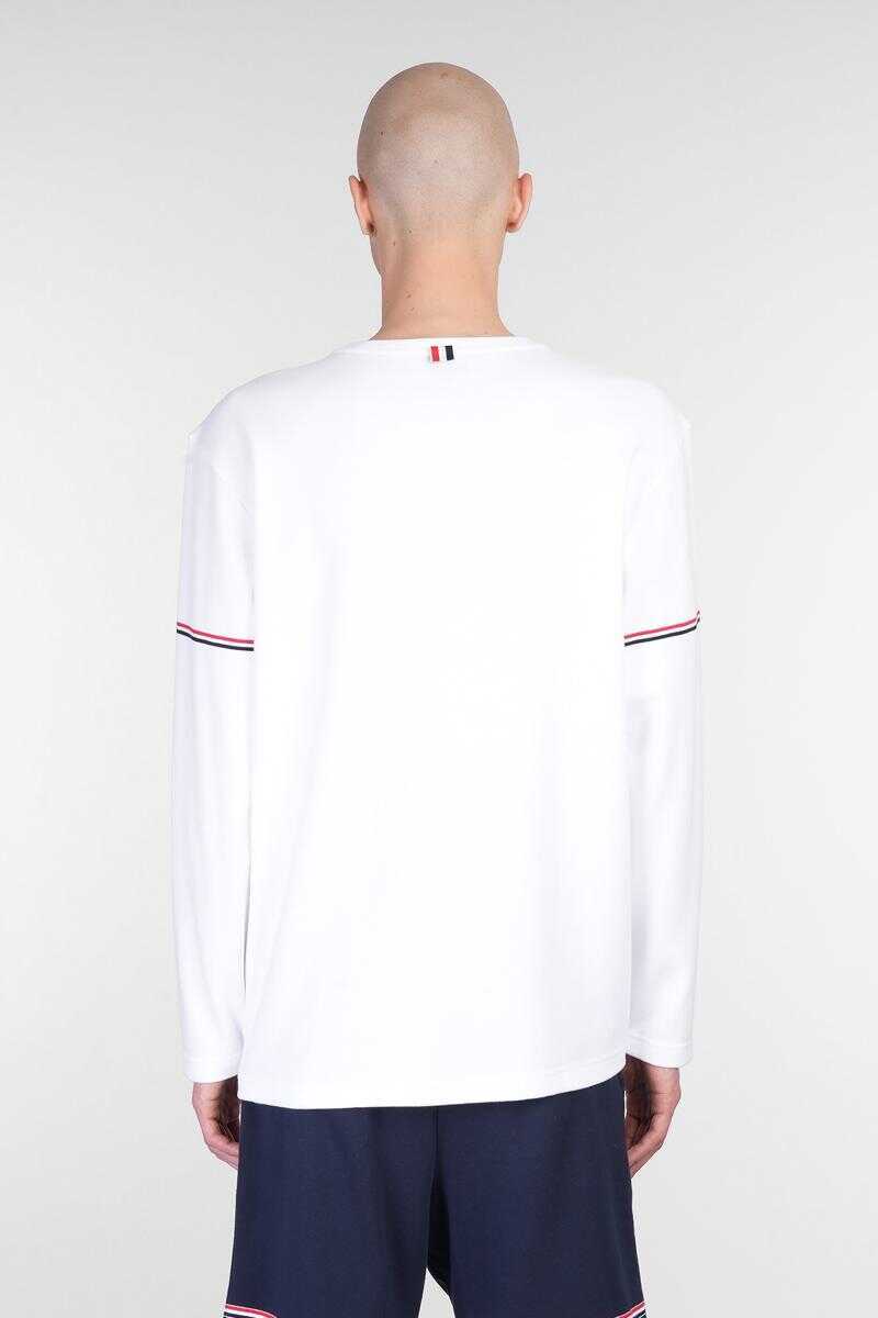 Tricouri Thom Browne Thom Browne T-Shirt WHITE Barbati (BM 17997885) 3