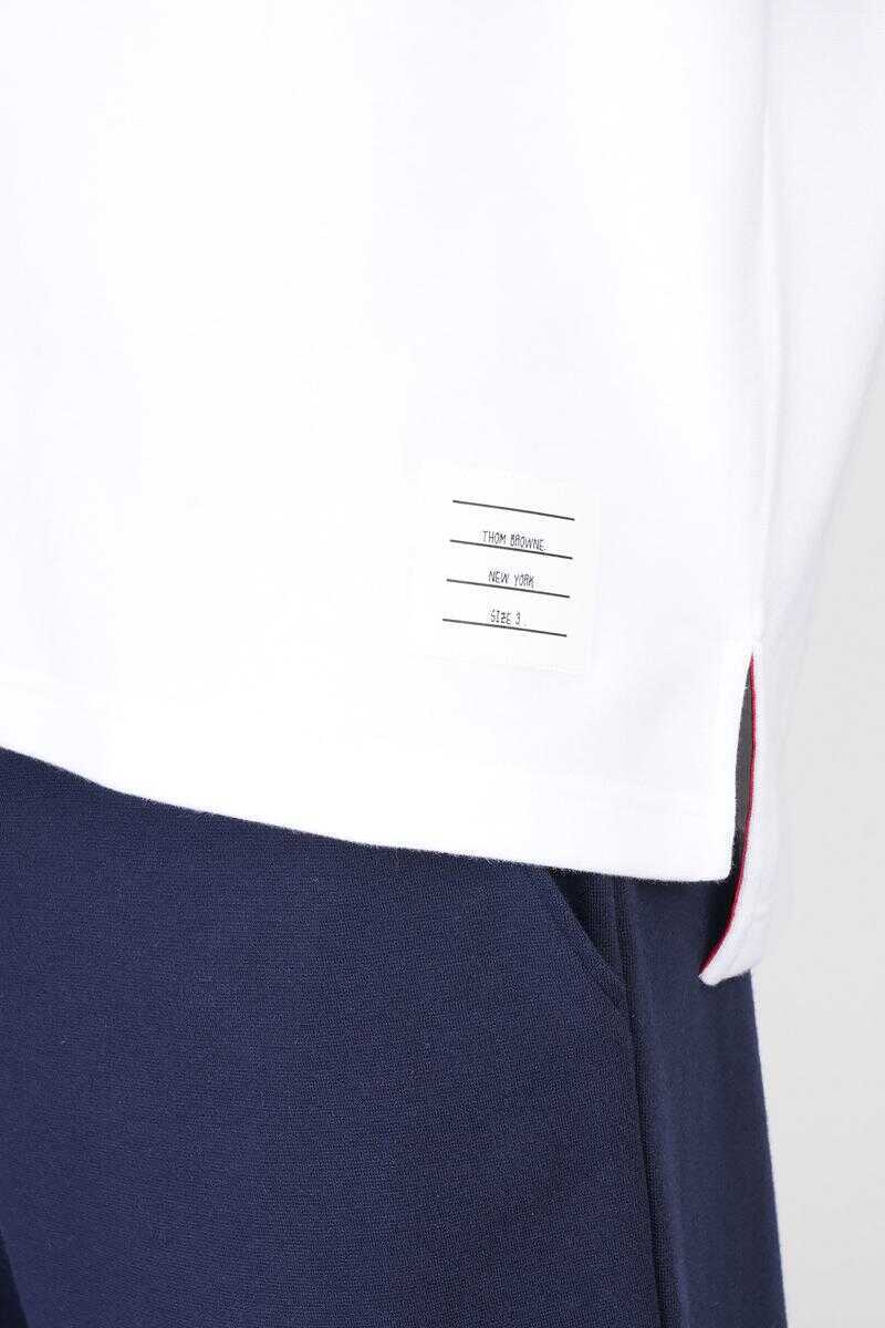 Tricouri Thom Browne Thom Browne T-Shirt WHITE Barbati (BM 17997885) 5