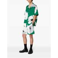 Pantaloni Valentino Garavani pentru Barbati - Pantaloni Valentino Garavani Valentino Garavani Green Cotton Shorts GREEN Barbati (BM 17998725) - B-mall.ro