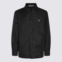 Geci Valentino Garavani Grey Wool Casual Jacket Barbati
