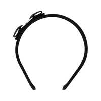 Accesorii Salvatore Ferragamo Black Cotton Hair Accessories Femei