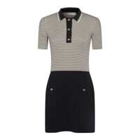 Rochii Valentino Garavani Black And Ivory Mini Dress Femei
