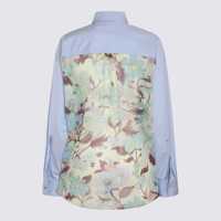 Camasi Stella McCartney Dama - Camasi Stella McCartney Stella McCartney Sky Blue Cotton Shirt BLUE Femei (BM 17999217) - B-mall.ro