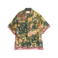 Camasi Valentino Garavani Multicolor Linen Shirt Barbati