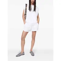 Pantaloni casual Stella McCartney Dama - Pantaloni casual Stella McCartney Stella McCartney Whote Cotton Shorts PURE WHITE Femei (BM 17999448) - B-mall.ro
