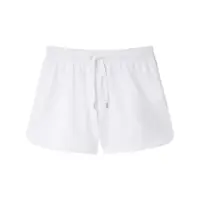 Pantaloni casual Stella McCartney Whote Cotton Shorts Femei