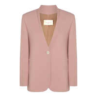 Geci Montedoro Montedoro Pink Viscose Casual Jacket Femei