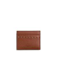 Portofele Valentino Garavani Brown Leather Card Holder Barbati