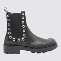 Bocanci Alexander McQueen Black Leather Chelsea Boots Barbati
