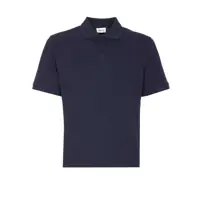 Tricouri Polo Saint Laurent Logo Cotton Polo Shirt Barbati