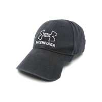 Sepci Balenciaga Black Cotton Hat Barbati