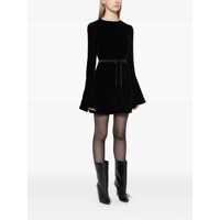 Rochii Dama - Rochii Saint Laurent Velvet Mini Dress Black Femei (BM 18001815) - B-mall.ro