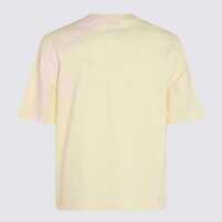 Tricouri Burberry pentru Barbati - Tricouri Burberry Burberry Yellow Cotton T-Shirt SHERBET Barbati (BM 18002100) - B-mall.ro