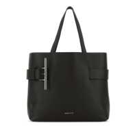 Genti de mana Alexander McQueen T-Bar Sling Calf Leather Tote Bag Femei