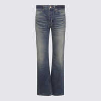 Blugi Balenciaga Blue Grey Cotton Jeans Femei