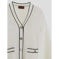 Imbracaminte Dama pagina 293 - Cardigane Gucci Gucci Wool Cardigan WHITE Femei (BM 18002400) - B-mall.ro