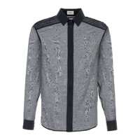 Camasi Saint Laurent Silk Shirt Barbati