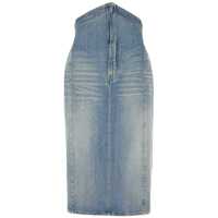 Fuste Alexander McQueen Denim Long Skirt Femei