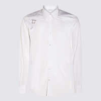 Camasi Alexander McQueen White Cotton Shirt Barbati