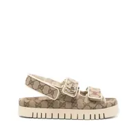 Sandale Gucci Gg Supreme Slingback Sandals Femei