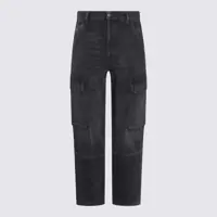 Blugi Diesel Black Cotton Denim Jeans Femei