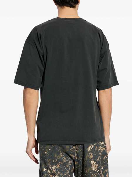 Tricouri Diesel Diesel Black Cotton T-Shirt Black Barbati (BM 18003714) 4