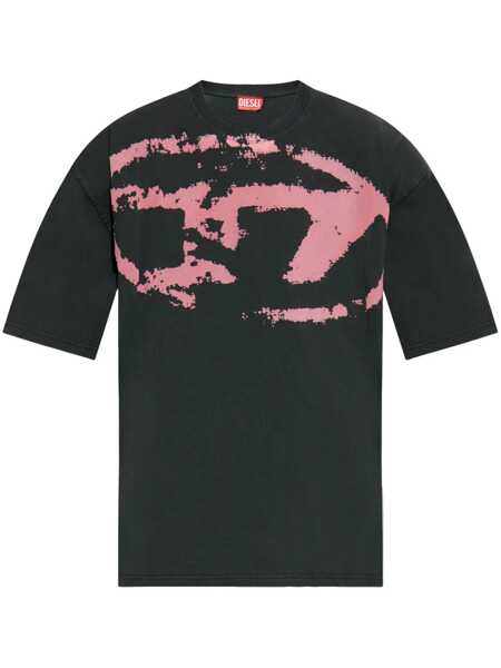Tricouri Diesel Diesel Black Cotton T-Shirt Black Barbati (BM 18003714) 1