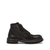 Bocanci Dolce & Gabbana Black Leather Ankle Boots Barbati
