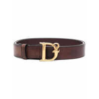 Curele DSQUARED2 Brown Belt In Leather With Logo Barbati