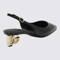 Pantofi cu toc Dolce & Gabbana Dama - Pantofi cu toc Dolce & Gabbana Dolce & Gabbana Black Leather Pumps Black Femei (BM 18005151) - B-mall.ro