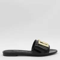 Balerini Dolce & Gabbana Dolce & Gabbana Black Leather Flats