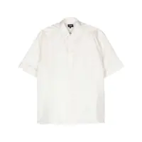 Camasi White Ff Silk Shirt Barbati