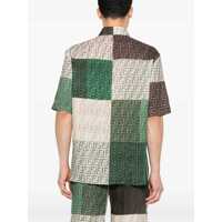 Camasi Fendi pentru Barbati - Camasi Fendi Fendi Ff Linen Shirt MULTICOLOR Barbati (BM 18006912) - B-mall.ro