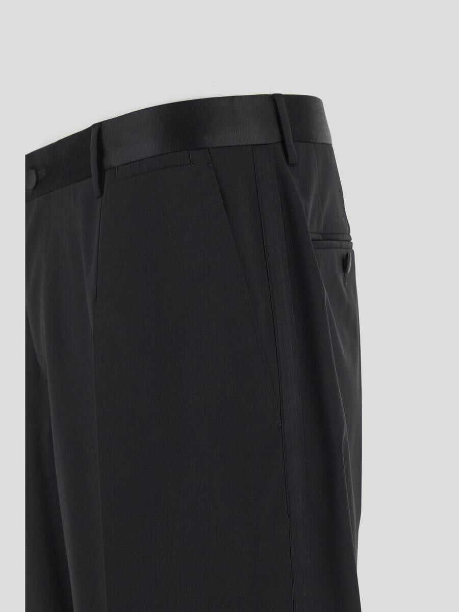 Pantaloni Dolce & Gabbana Dolce & Gabbana Trousers Black Barbati (BM 18007536) 3