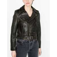 Geci Golden Goose Dama - Geci Golden Goose Golden Goose Black Leather Jacket Black Femei (BM 18007593) - B-mall.ro