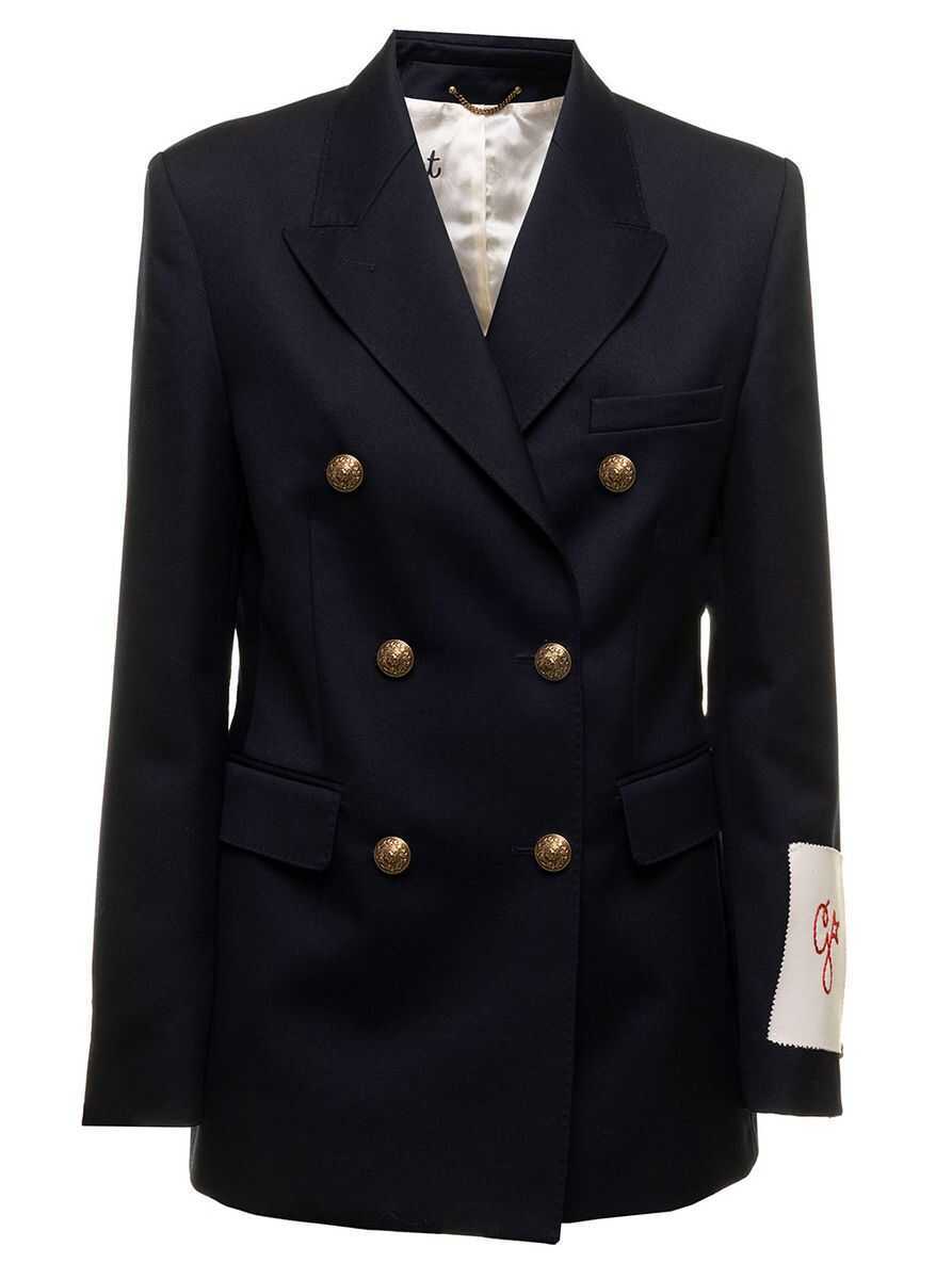 Sacouri Golden Goose Golden Goose Dark Blue Blazer BLUE Femei (BM 18007596) 1